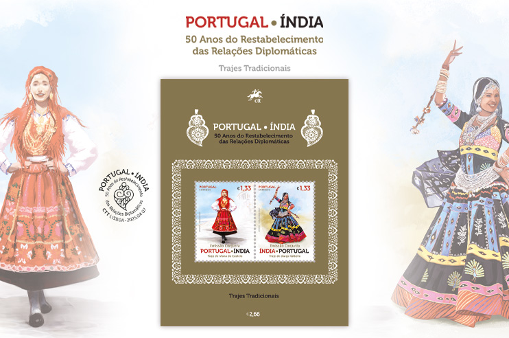 vestidos tipicos de Portugal e Índia , traje de Vianesa e traje Kalbelia