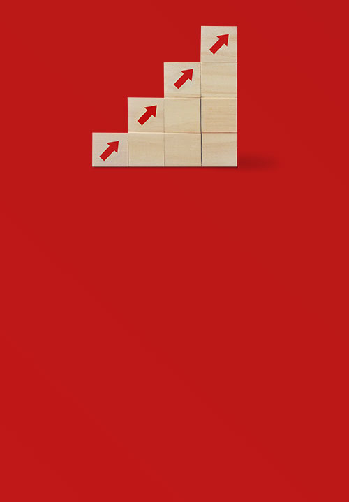 Figura que transmite que algo está em crescimento.